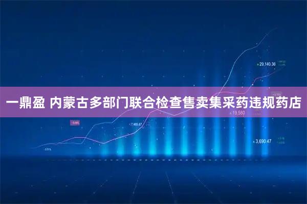 一鼎盈 内蒙古多部门联合检查售卖集采药违规药店